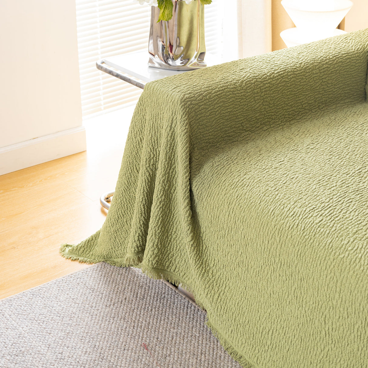 Sofa Throw Covers L-Shape Sectional Couch Cover for Dogs Cats Furniture Protector