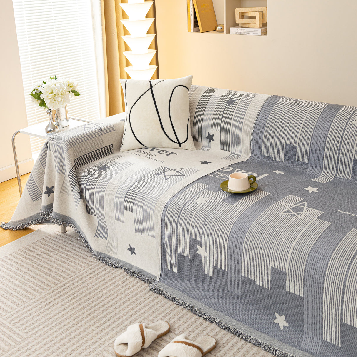 Chenille Lover Sofa Cover Blanket, Couch Protector Blanket for Couches, Large Throw Blanket for Couch