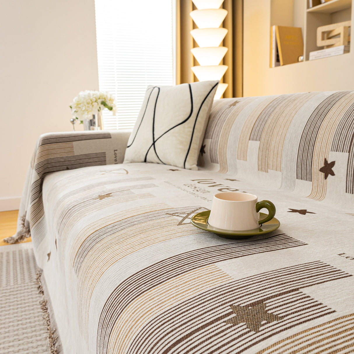 Chenille Lover Sofa Cover Blanket, Couch Protector Blanket for Couches, Large Throw Blanket for Couch