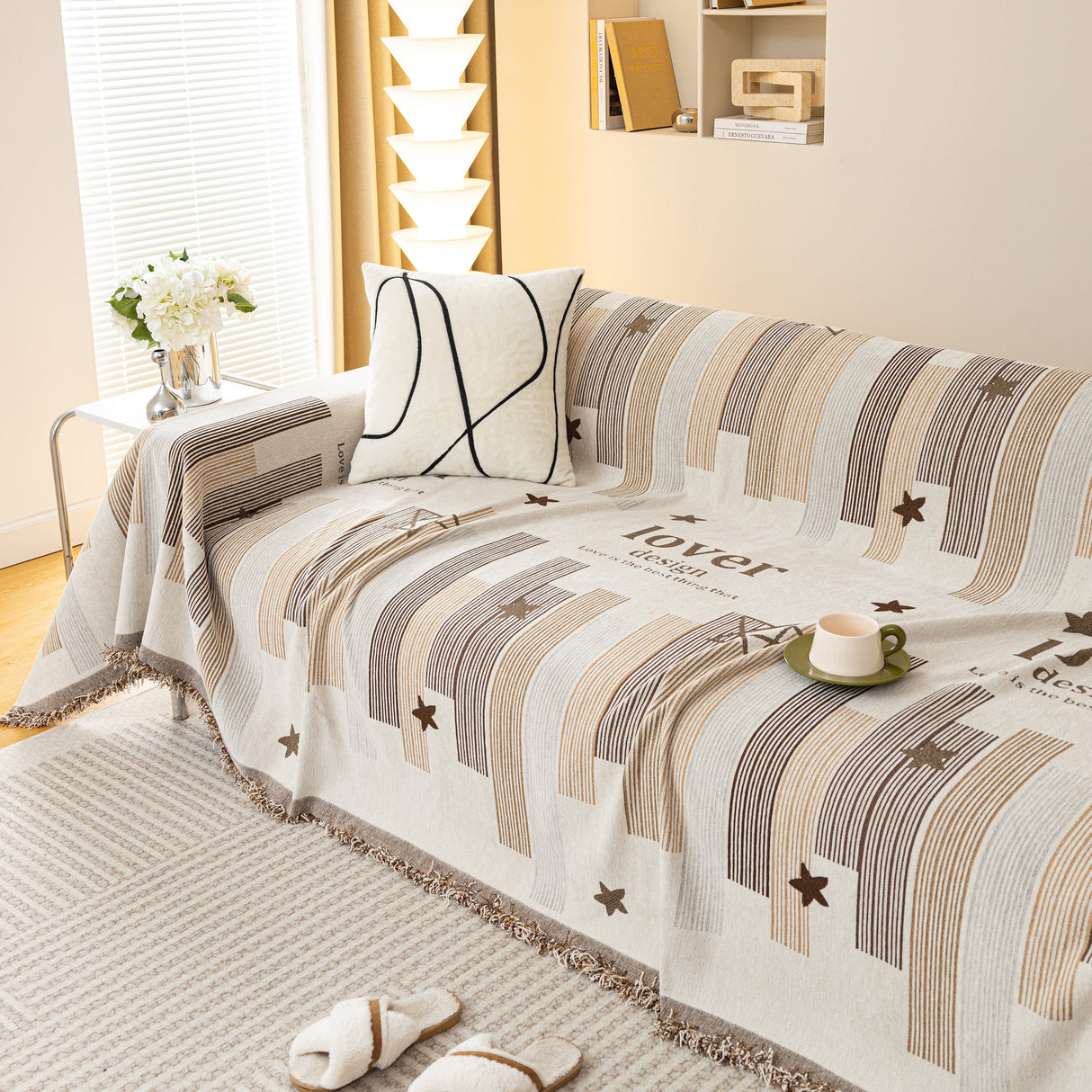 Chenille Lover Sofa Cover Blanket, Couch Protector Blanket for Couches, Large Throw Blanket for Couch