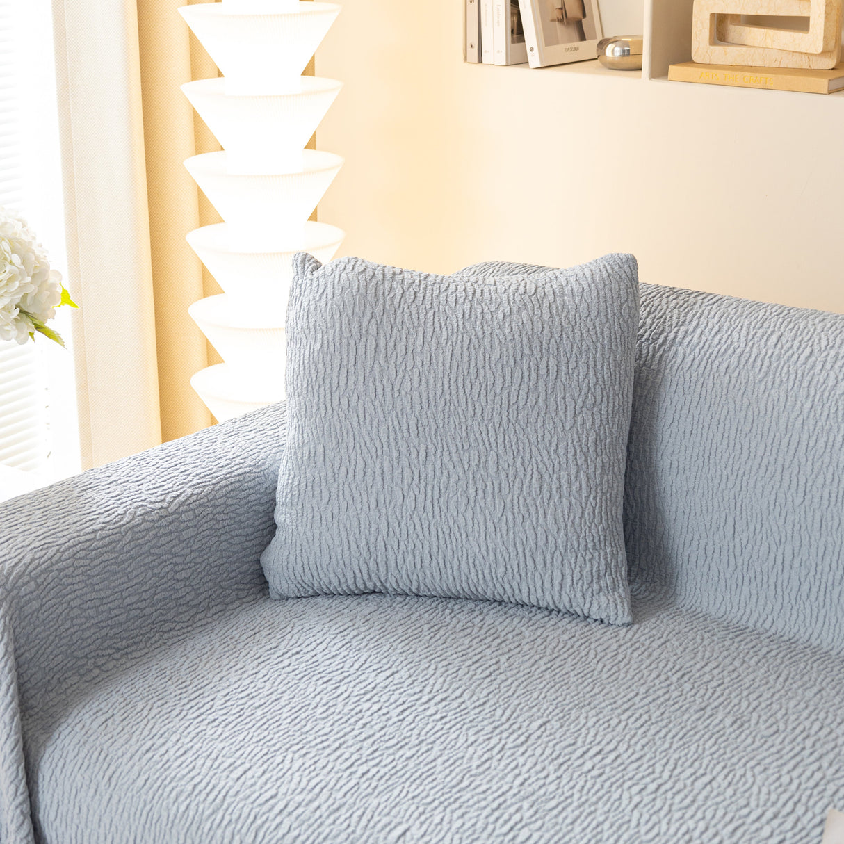 Sofa Throw Covers L-Shape Sectional Couch Cover for Dogs Cats Furniture Protector