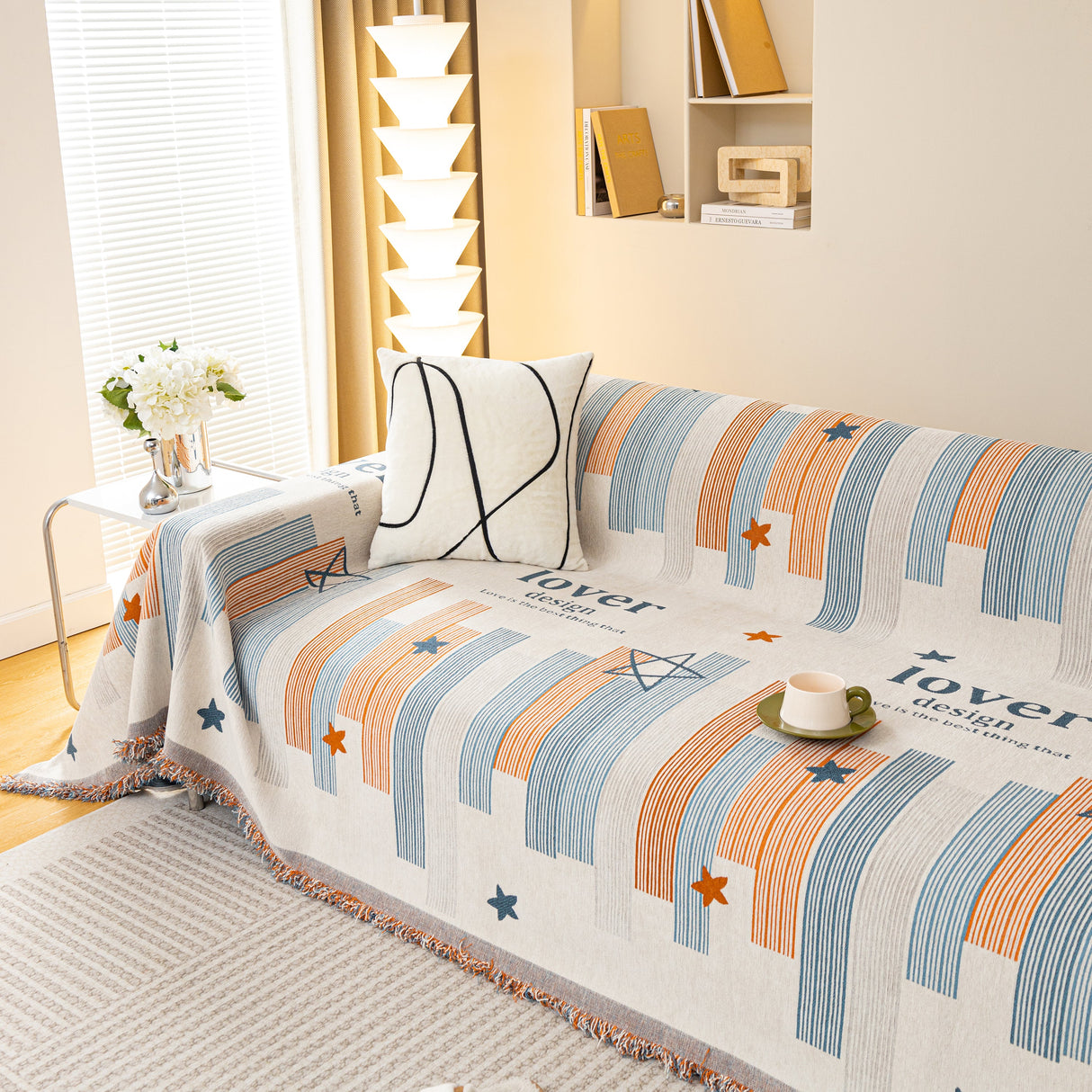 Chenille Lover Sofa Cover Blanket, Couch Protector Blanket for Couches, Large Throw Blanket for Couch