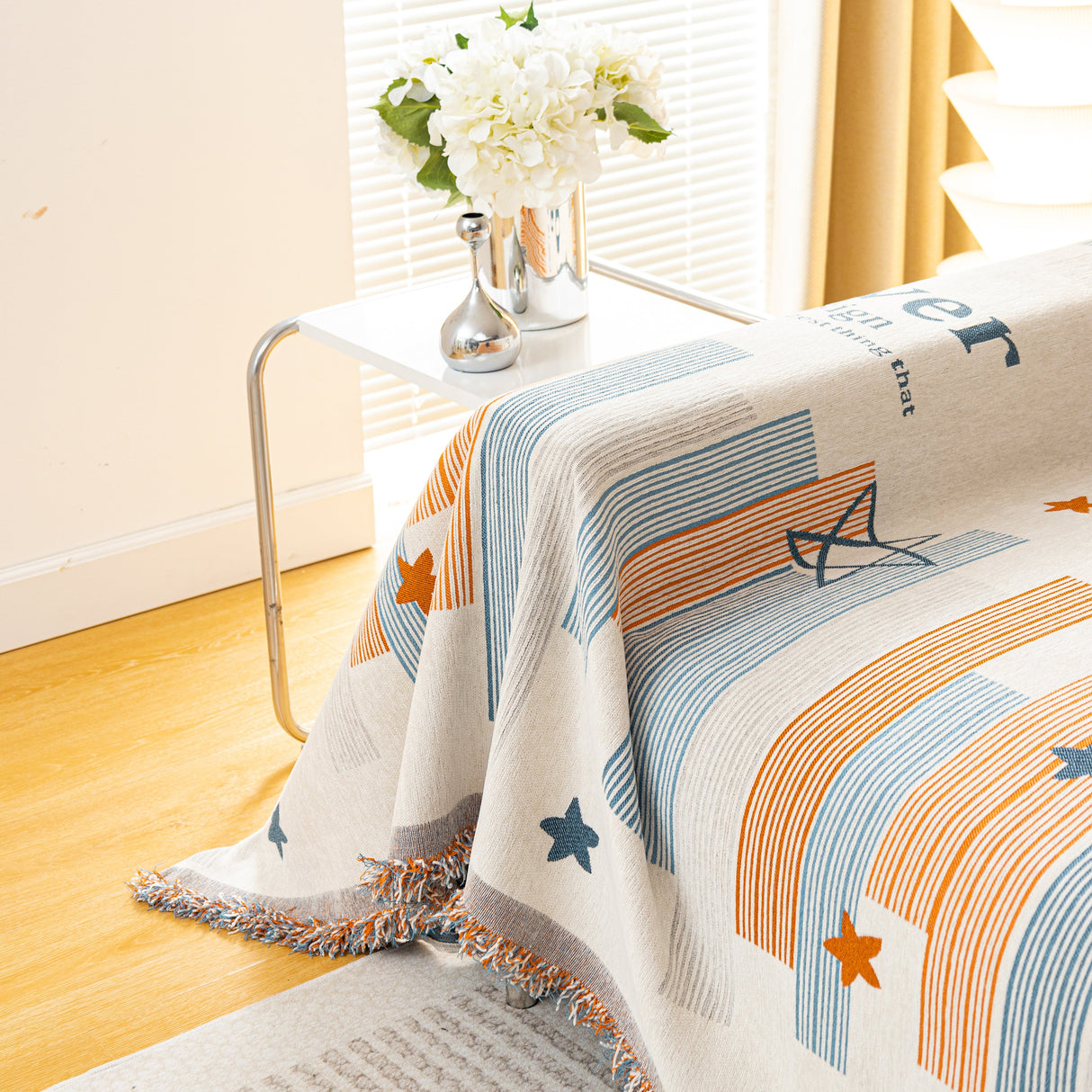 Chenille Lover Sofa Cover Blanket, Couch Protector Blanket for Couches, Large Throw Blanket for Couch