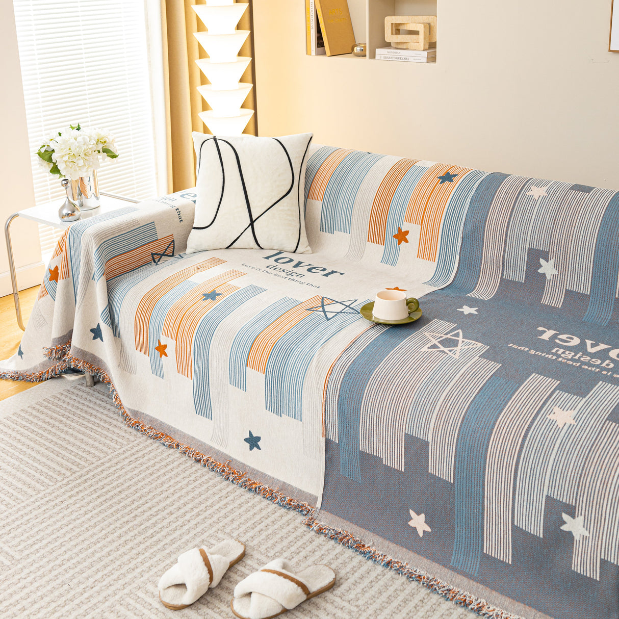 Chenille Lover Sofa Cover Blanket, Couch Protector Blanket for Couches, Large Throw Blanket for Couch