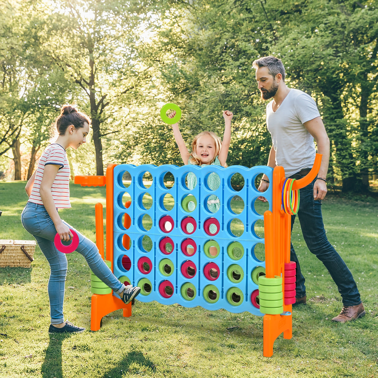 2.5Ft 4-to-Score Giant Game Set-Green