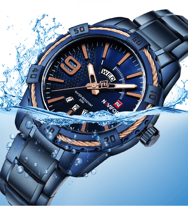 Men's Luxury Stainless steal Waterproof Watch With Day And Date Display Unique Design Perfect Gift In Modern Metal Men Wrist Watch Design