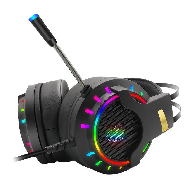 Luxury Gaming Headset with Microphone 3.5mm Wired Earphone Surround Sound Game Headphone for PC Gamer Computer Laptop Xbox