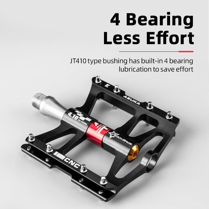 Bicycle Peddals Quick Release Rainproof Seal Bearing 8.2cm Widened Non-slip Chrome Molybdenum Bike Mountain Bike Pedals Pedals Aluminum Bicycle Flat Platform Pedals Lightweight Non-Slip Sealed Bearing For Road Mountain