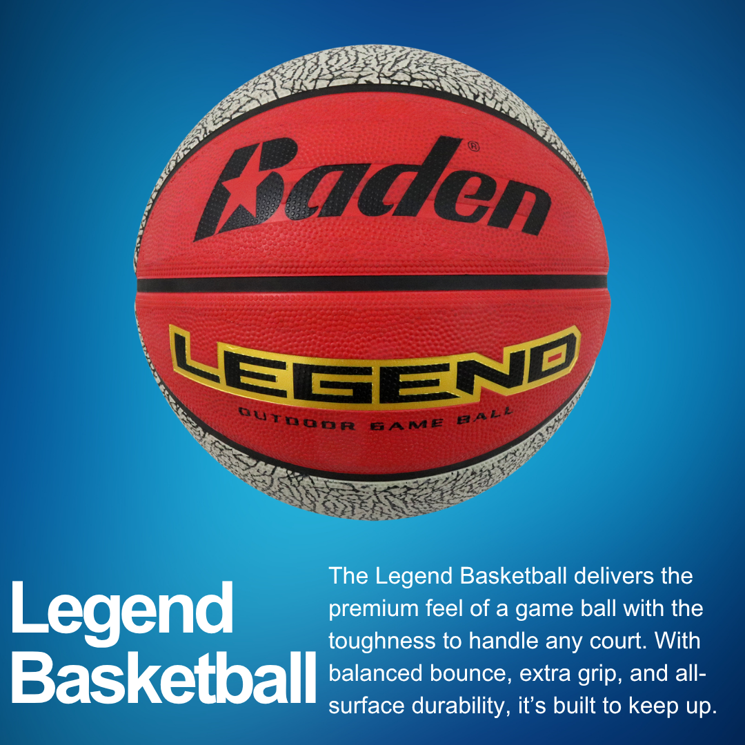 Legend Outdoor Game Rubber Basketball