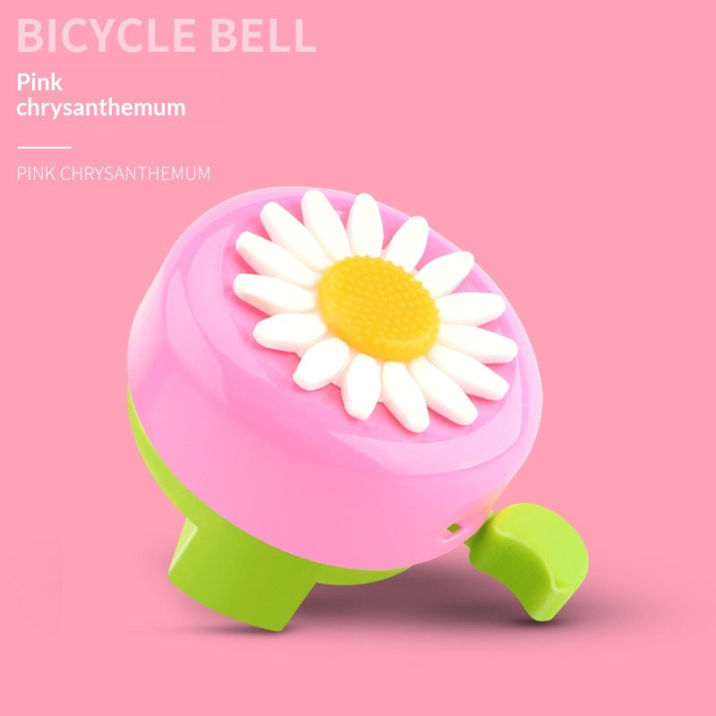 Cartoon Kids Funny Bicycle Bell Daisy Flower Horns Bike Children Girls Boy Cycling Ring Alarm For Handlebars Alloy Plastics Bell Kids Bike Bell Bike Bell For Kids Bike Bell For Girls Flower Kids Bike Horn Accessory