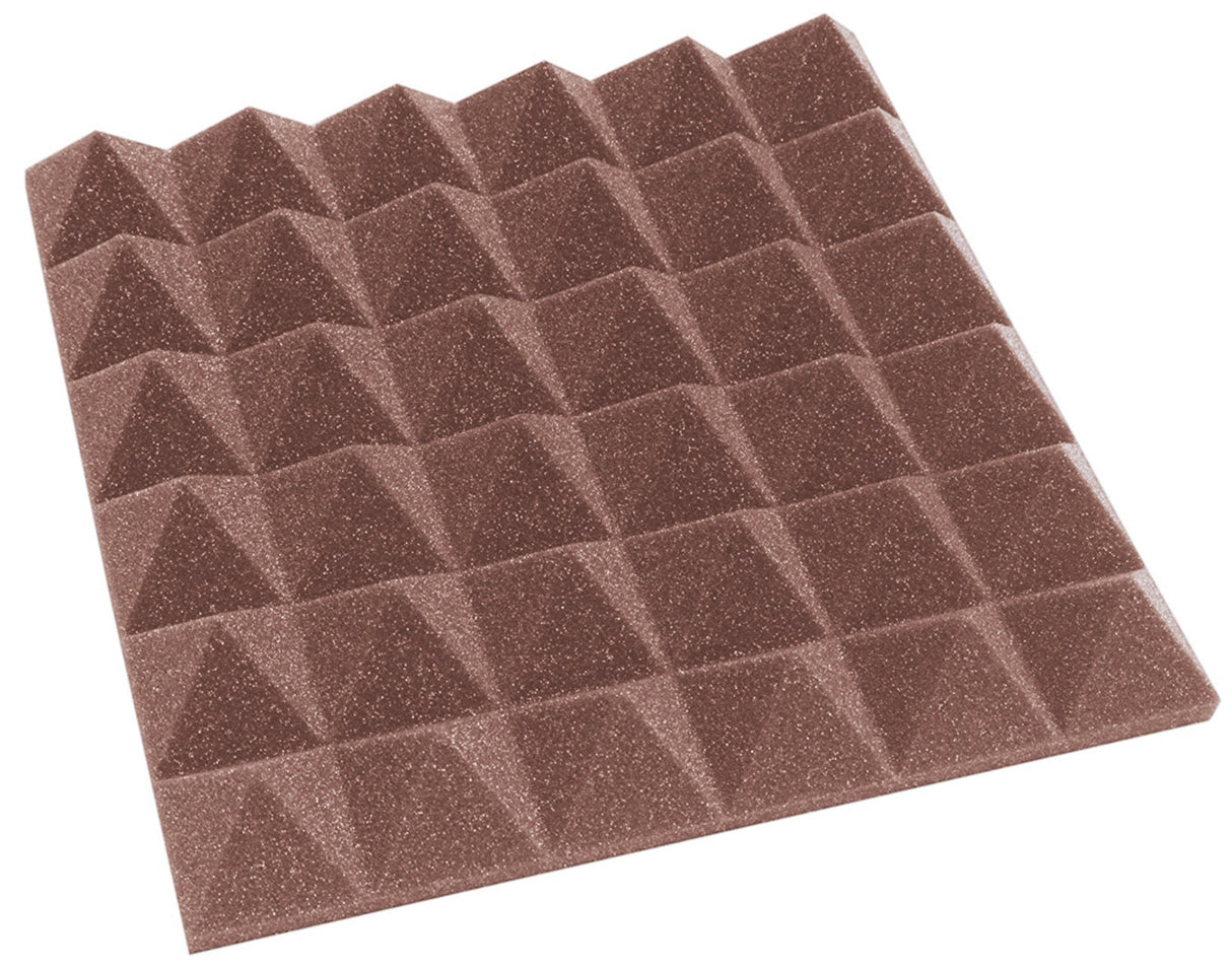 2 Inch Acoustic Foam Pyramid Style Panels - 13 Color Options