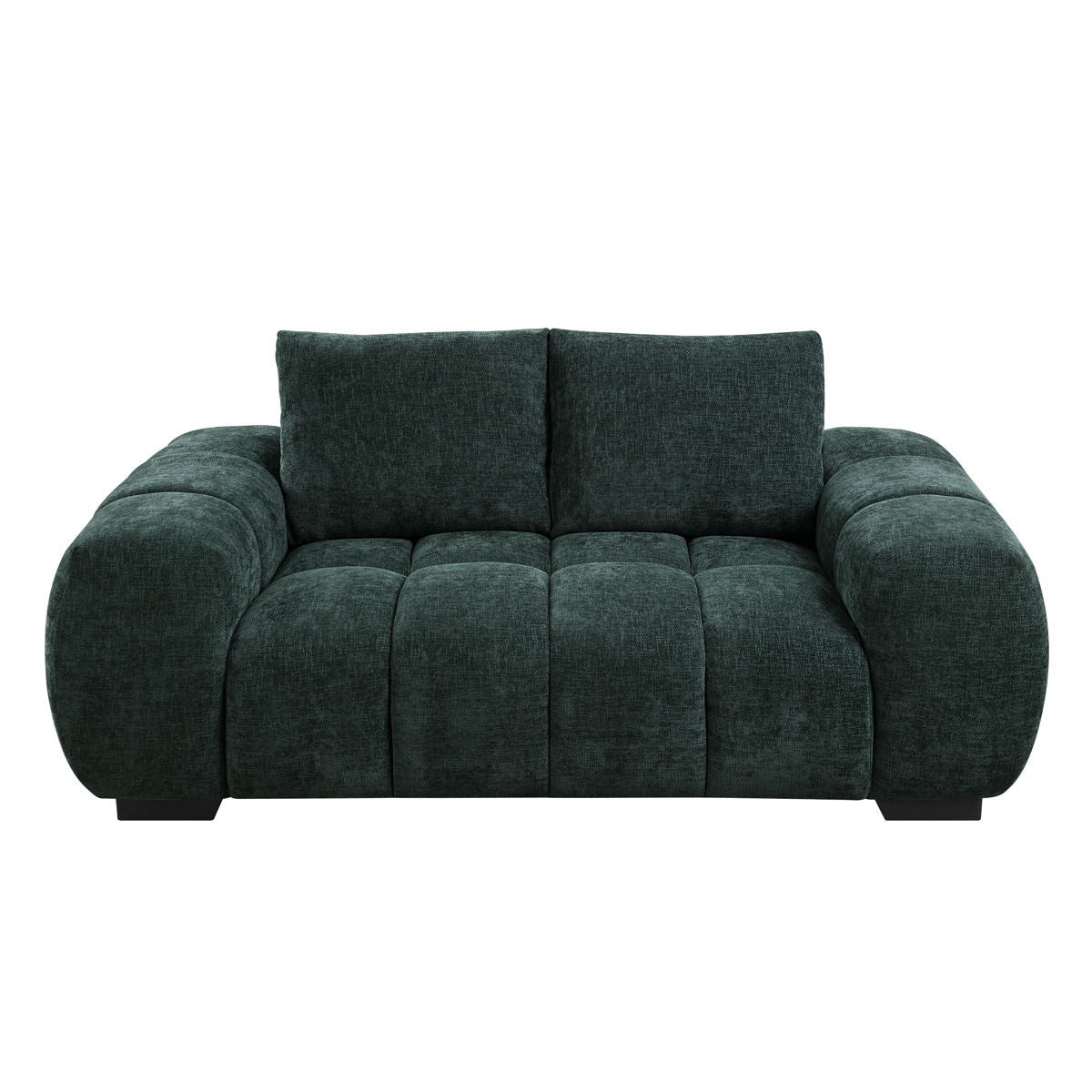 Ferrand - Chenille Loveseat - Green by Couch.com