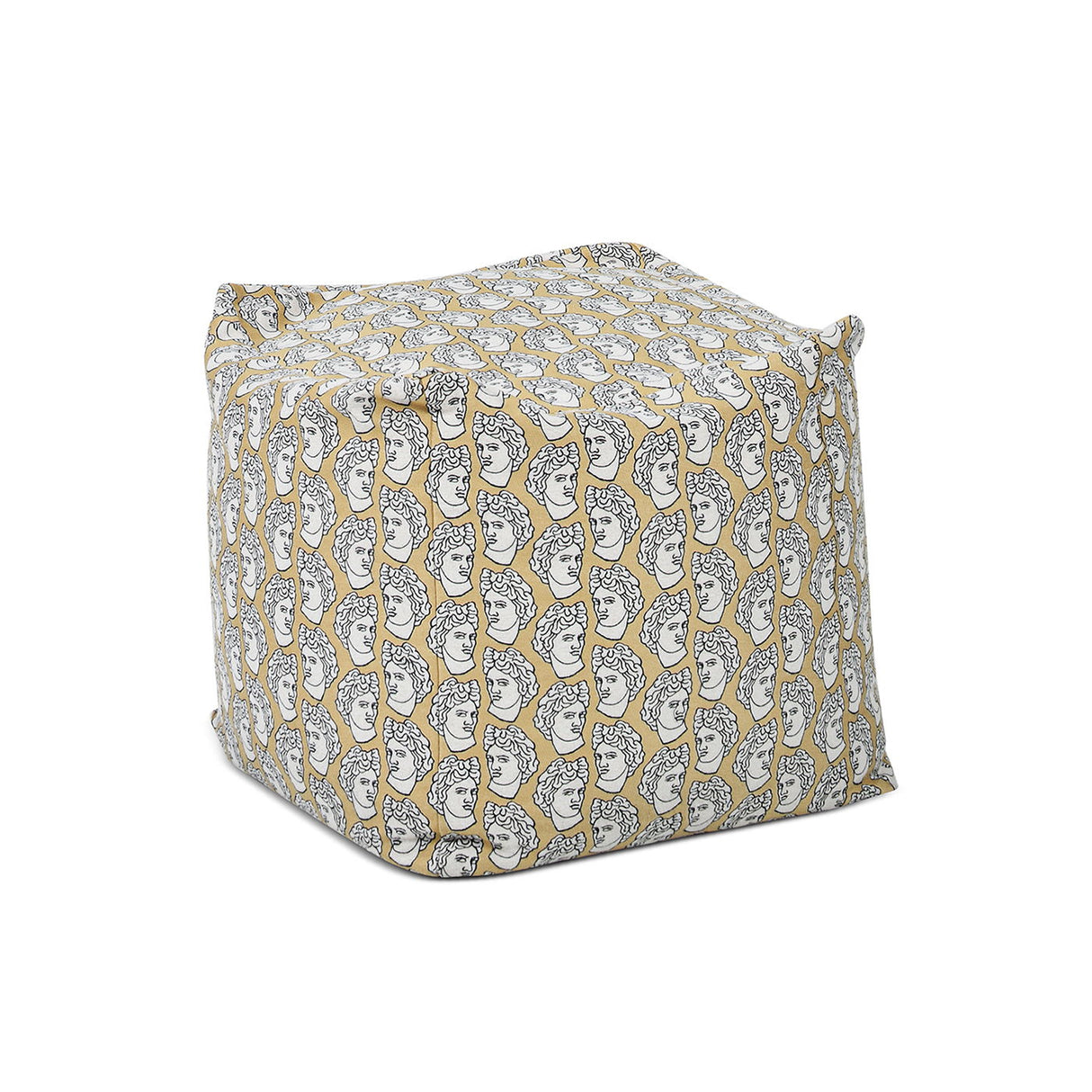 Pouf Luxury Oversized Bean Bag Cube Ottoman by Couch.com