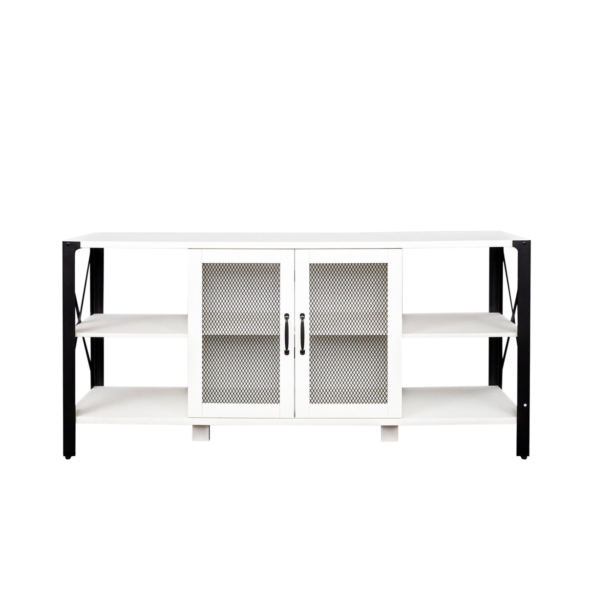 Industrial TV Stand for Living Room and Bedroom