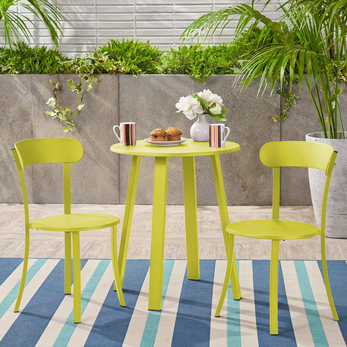Barbados - Bistro Set - Green by Couch.com