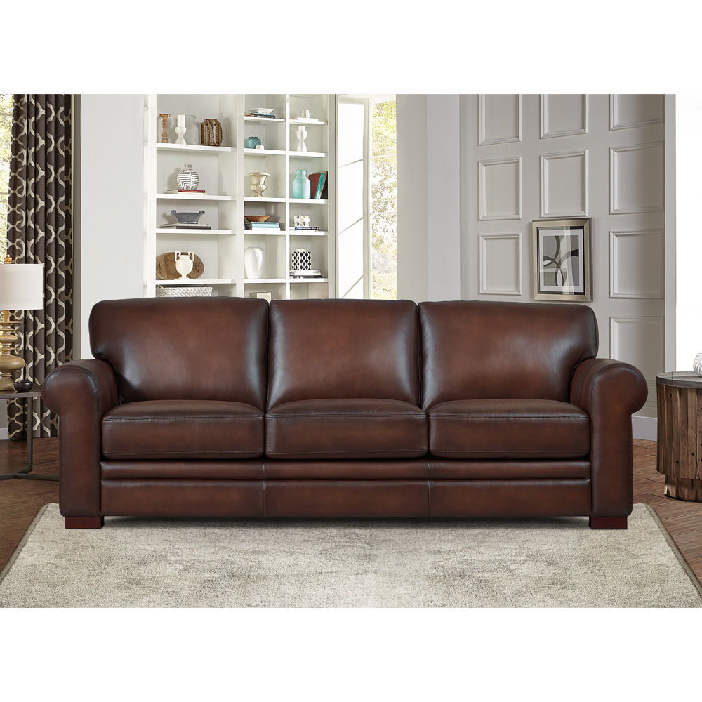 Brookfield - Leather Sofa by Couch.com