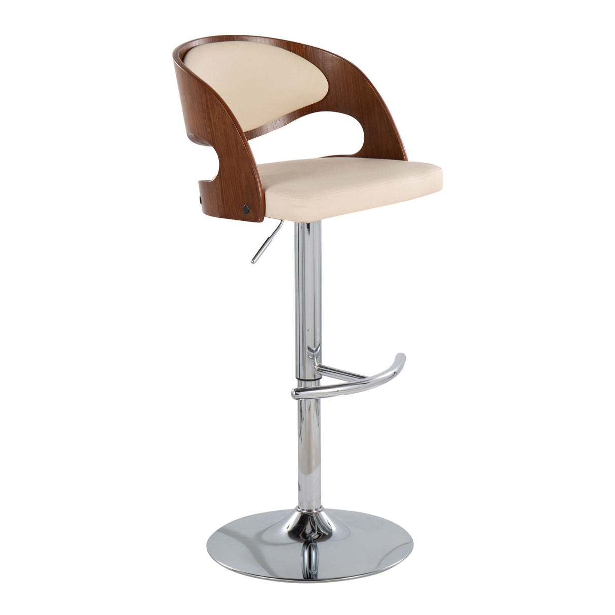 Pino - Mid Century Modern Adjustable Barstool With Swivel by Couch.com