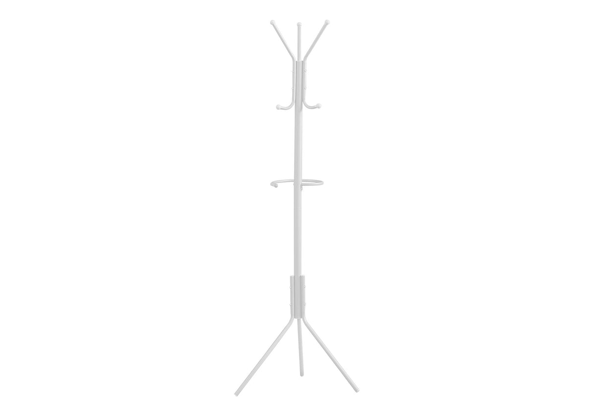 Coat Rack, Hall Tree, Free Standing, Hanging Bar, 6 Hooks, Entryway, Contemporary & Modern by Couch.com