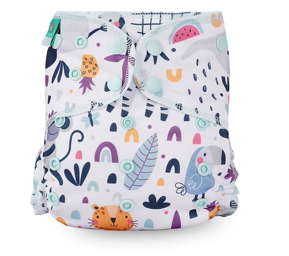 Baby Cloth Diaper Reusable Heavy Wetter Hybrid Waterproof Bamboo Washable Baby Nappy Diapers For Girls and Boys Baby