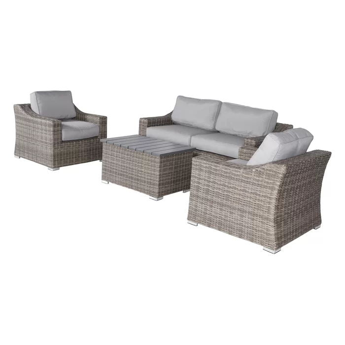 Stylish Sofa Seating Group With Cushions Perfect For Outdoor Gatherings by Couch.com