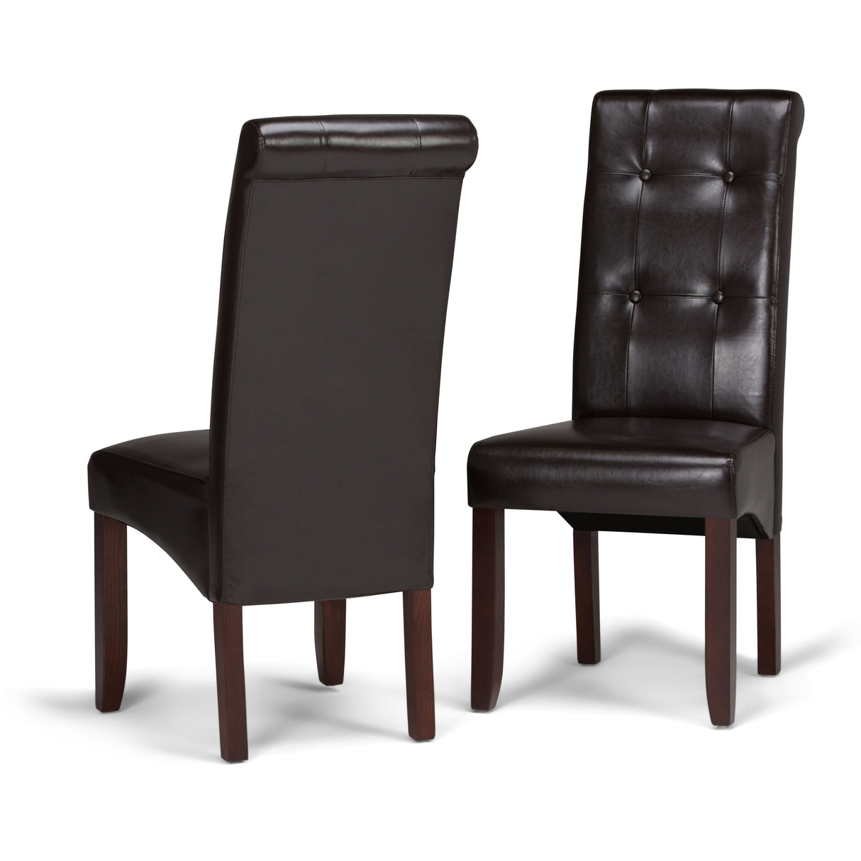 Cosmopolitan - Deluxe Tufted Parson Upholstered Chair (Set of 2) by Couch.com