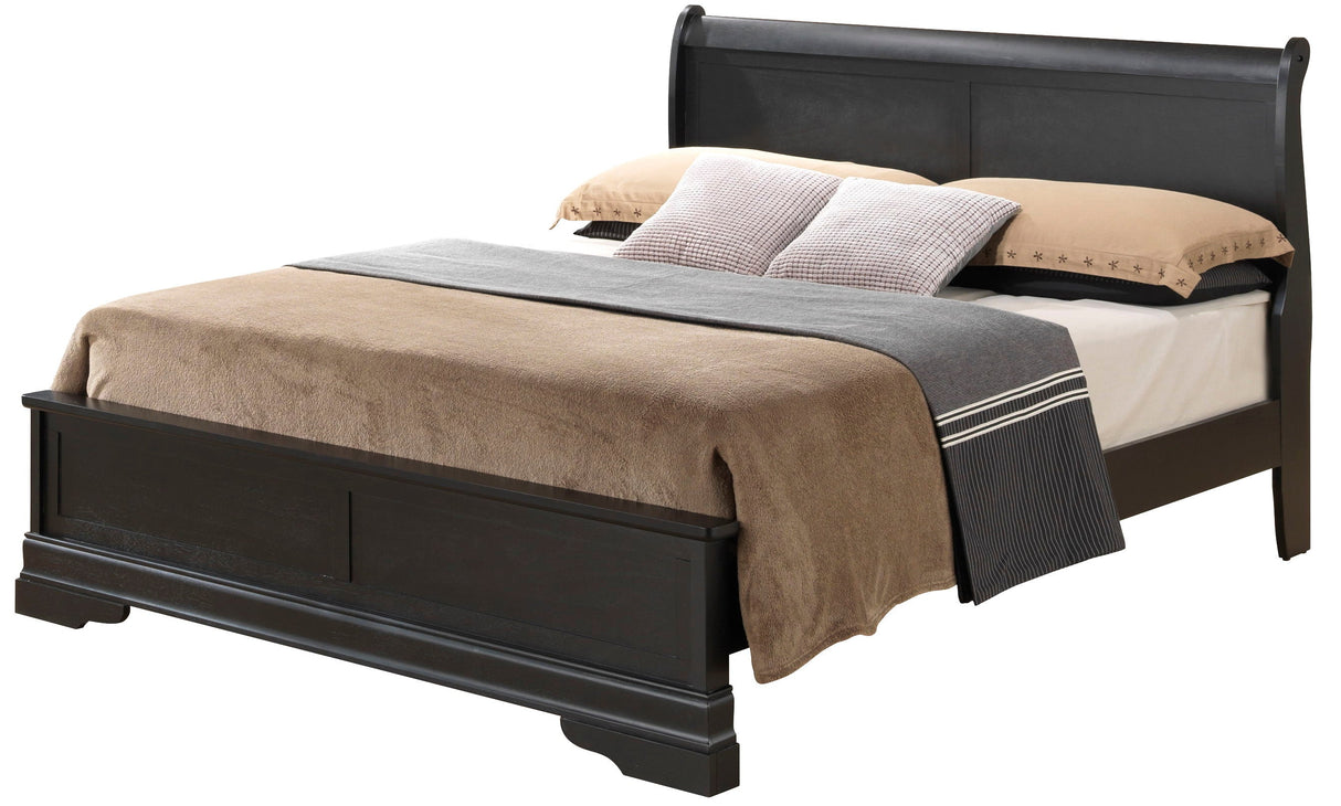 Sleigh Bed With Low Footboard by Couch.com