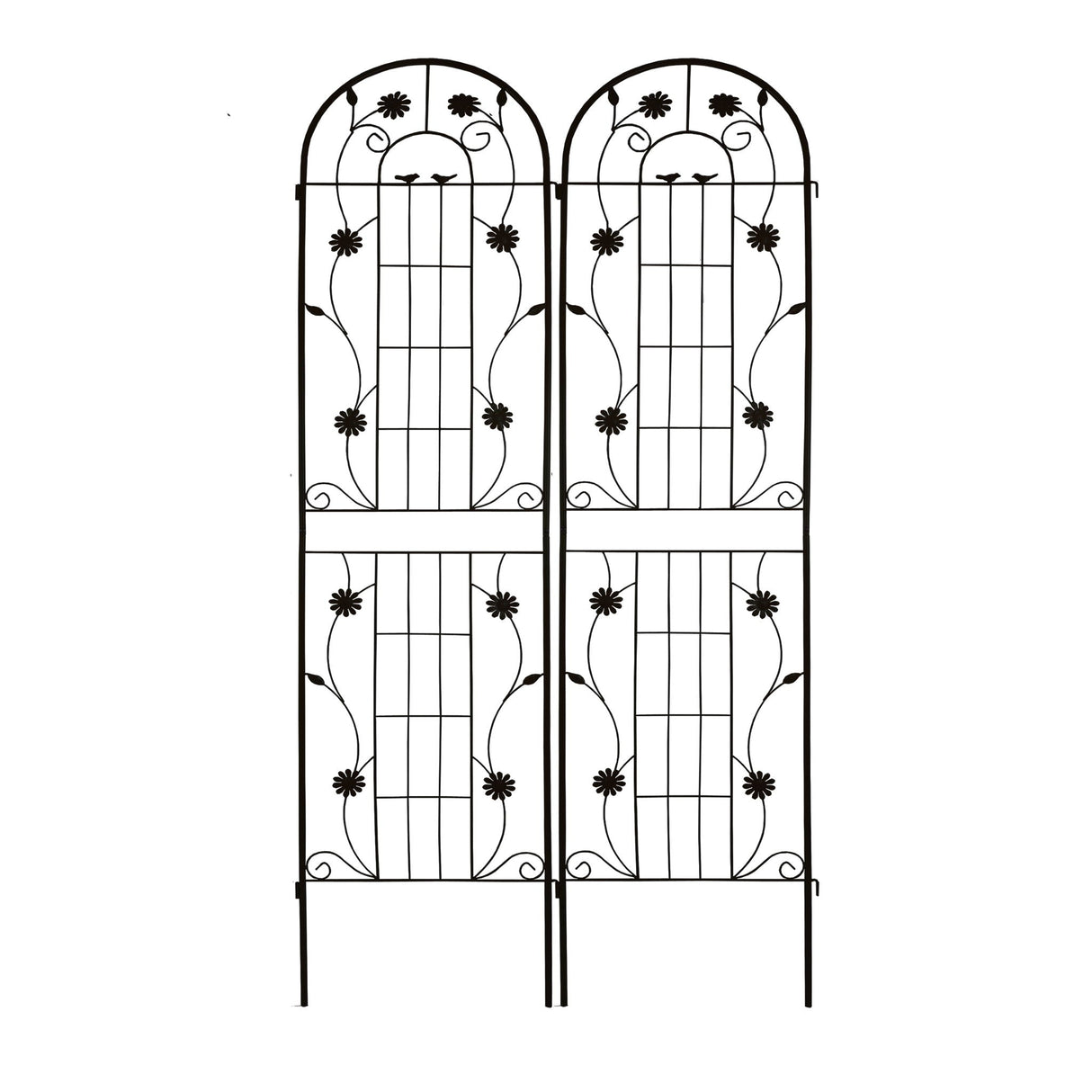 Metal Garden Trellis Rustproof Trellis For Climbing Plant Outdoor Flower Support