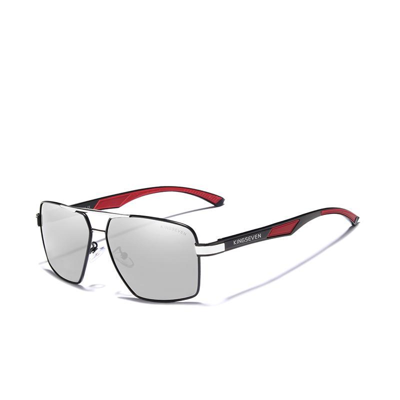 Luxury High Quality Modern Aluminum Men's Sunglasses Polarized Lens Brand Design Temples Sun glasses Mirror Glasses Oculos de sol With UV400 Protection