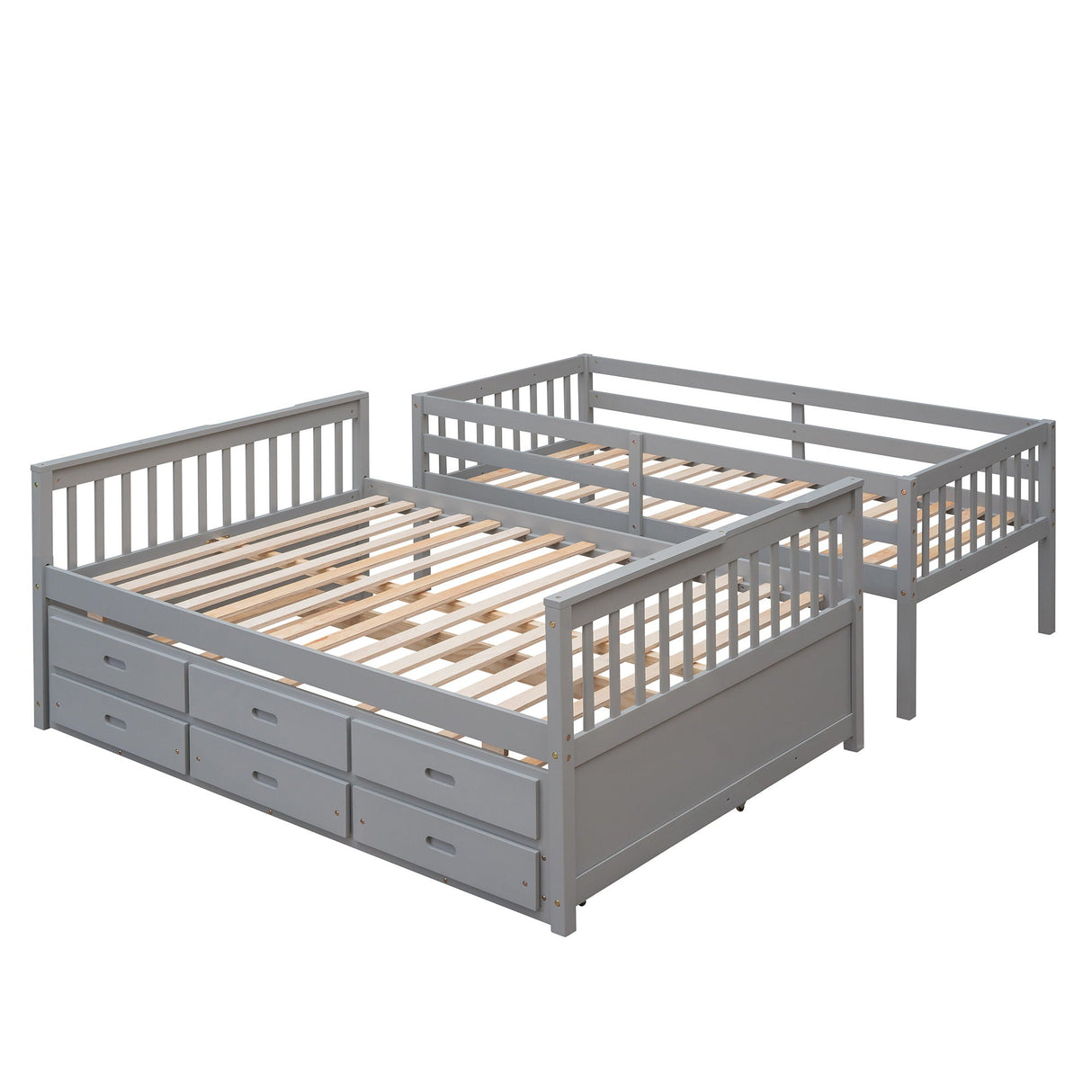 Bunk Bed With Twin Size Trundle And Drawers by Couch.com