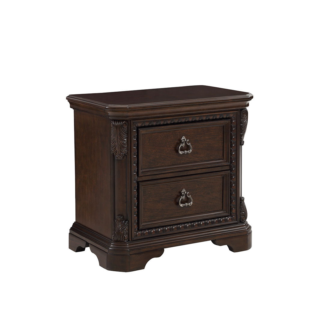 2 Drawer Nightstand - Mahogany by Couch.com