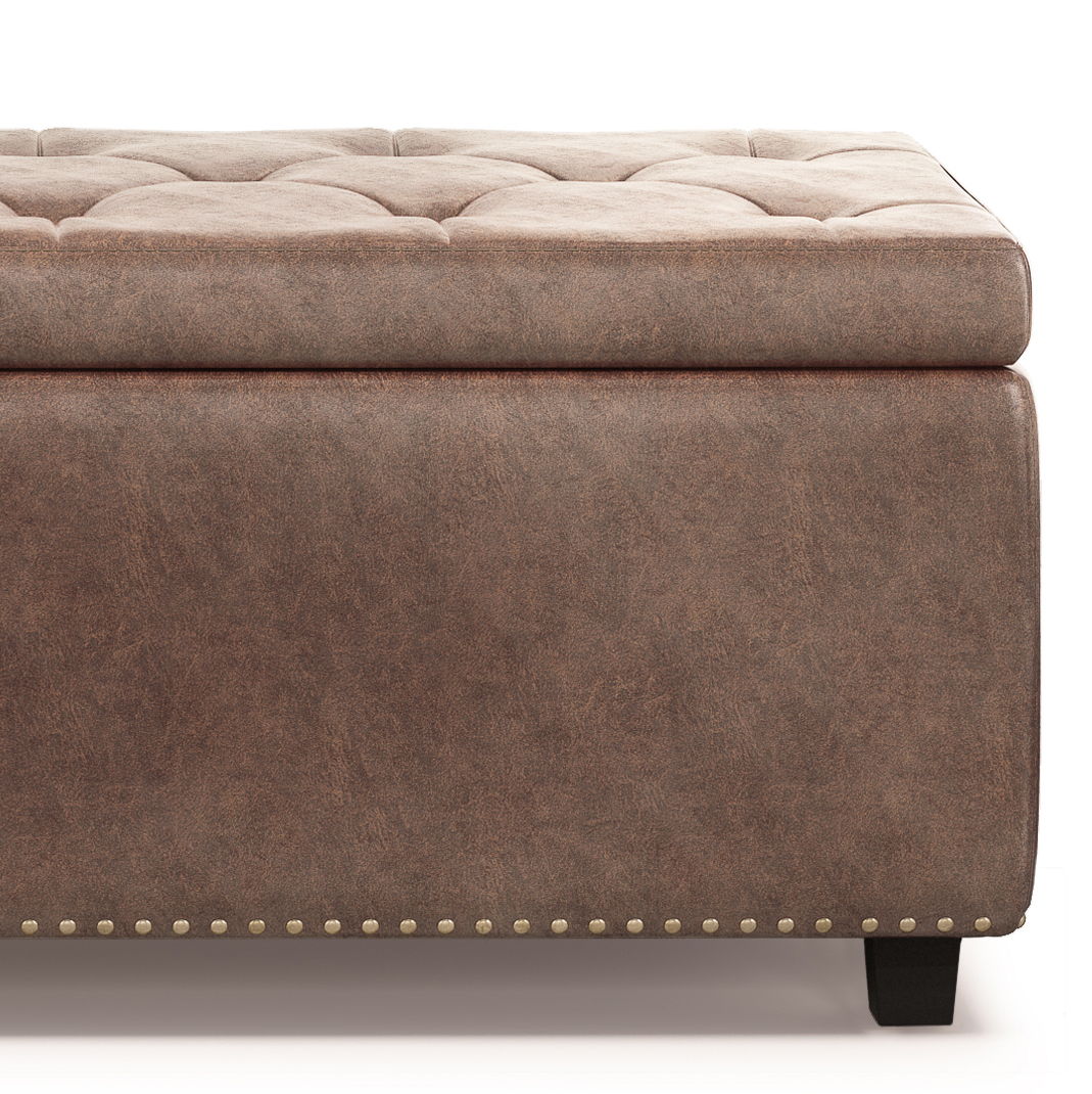Hamilton - Upholstered Storage Ottoman by Couch.com
