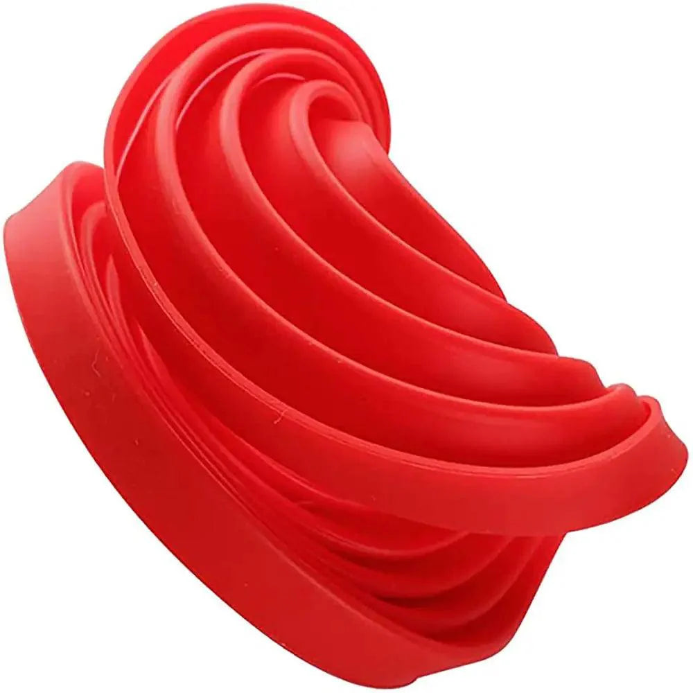 2PCS New Luxury Large Spiral shape silicone Bundt Cake Pan 10- inch, Bread Bakeware Mold baking Tools Cyclone Shape Cake Mould Baking Tool
