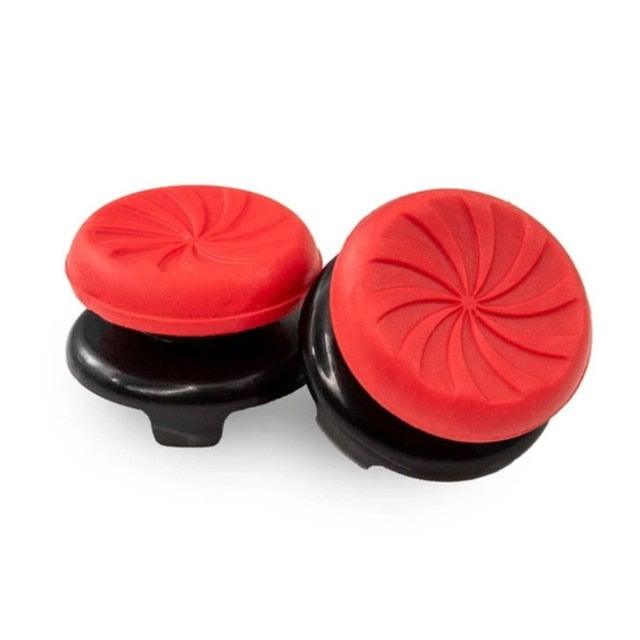 2PCS Non-slip Soft Silicone Thumbstick Joystick Grip High-Rise Caps Covers Game Controller Button Stick Cover Switch Joystick Grip Cap Part Analog Cap Controller