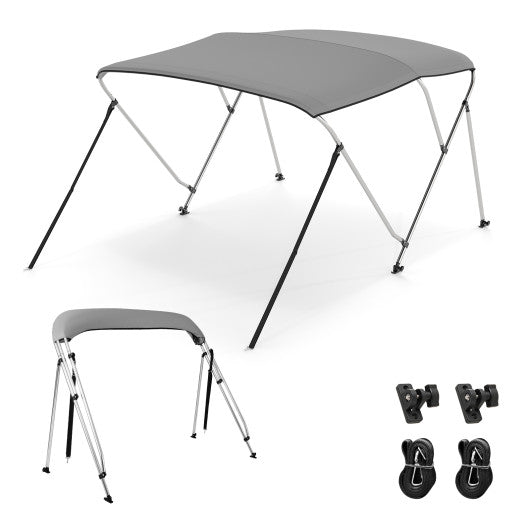 3-Bow/4-Bow Boat Bimini Top Sun Shade Boat Canopy with Storage Boot-3-Bow