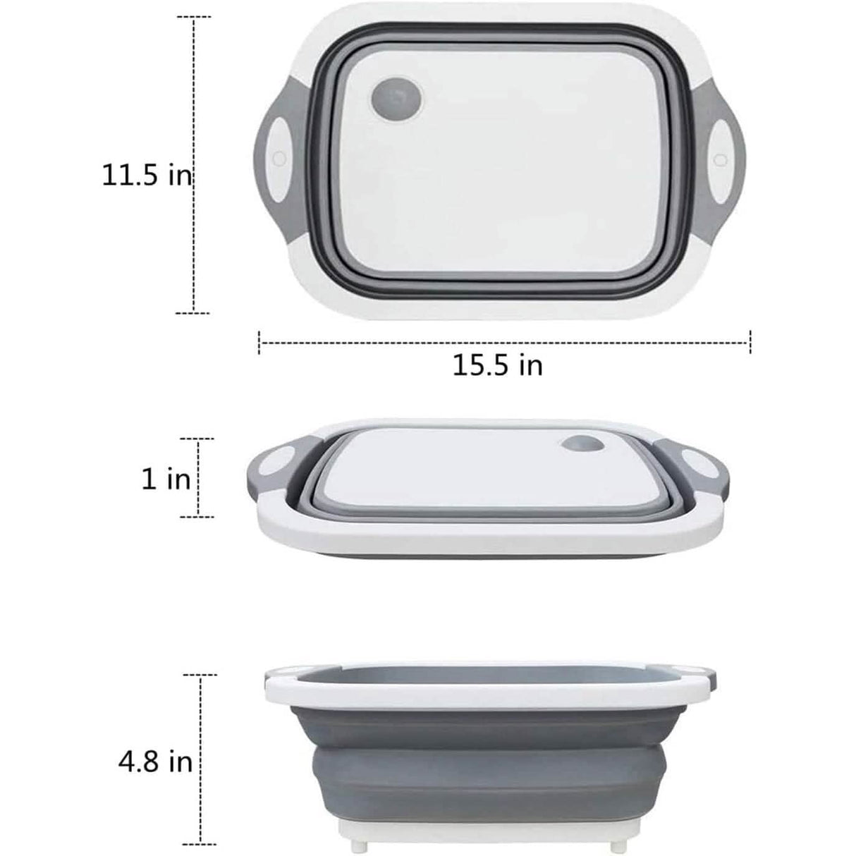 3-in-1 Multifunctional Foldable Cutting Board