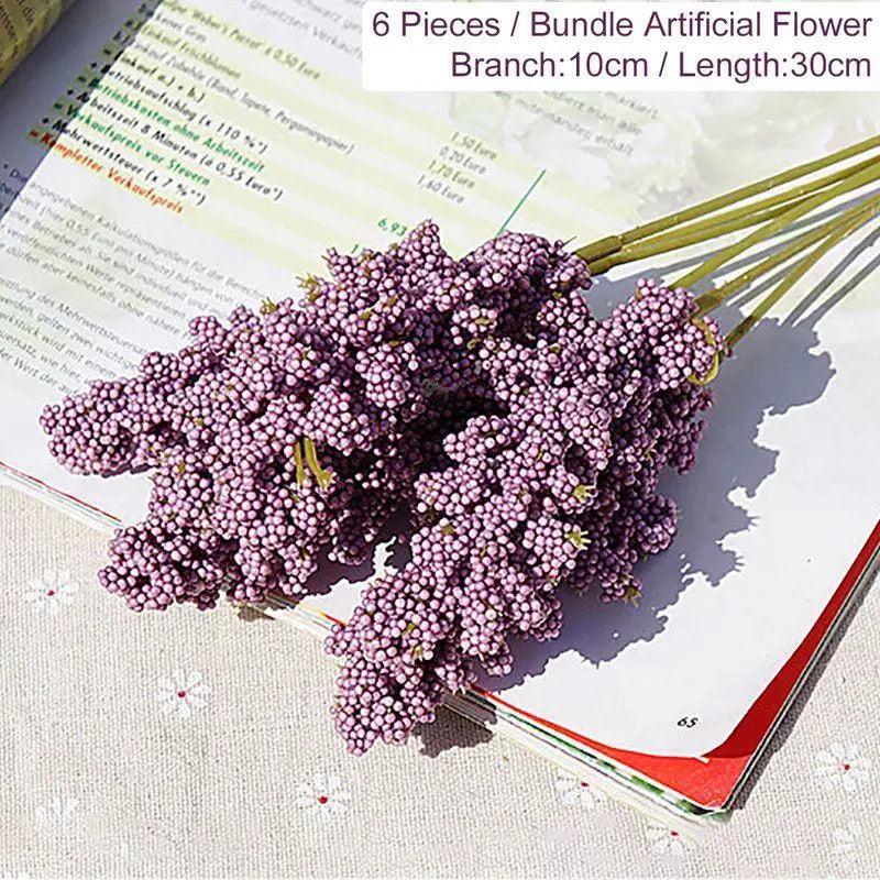30cm Artificial Silk Peony Flowers Bouquet for Home Decoration - Faux Christmas Flowers & Wedding Flowers
