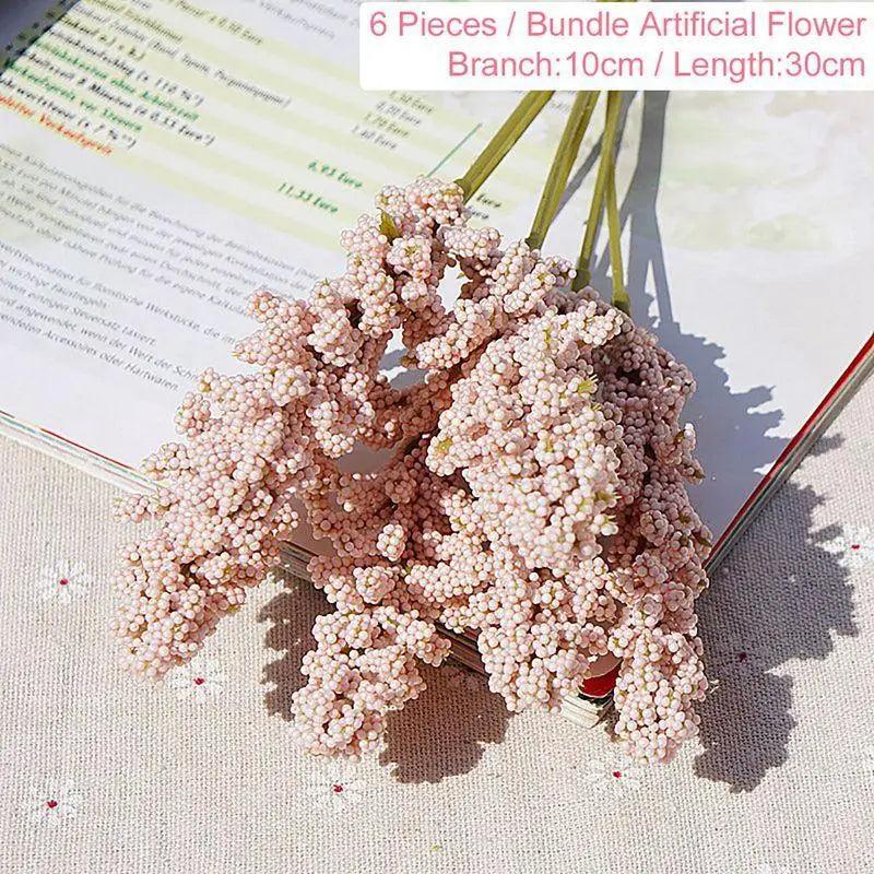30cm Artificial Silk Peony Flowers Bouquet for Home Decoration - Faux Christmas Flowers & Wedding Flowers