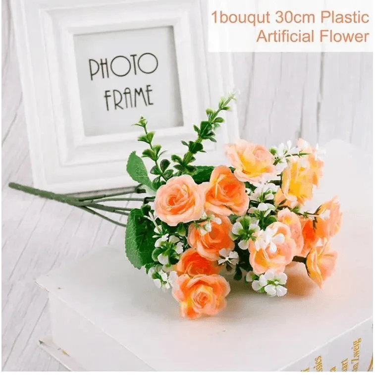 30cm Artificial Silk Peony Flowers Bouquet for Home Decoration - Faux Christmas Flowers & Wedding Flowers