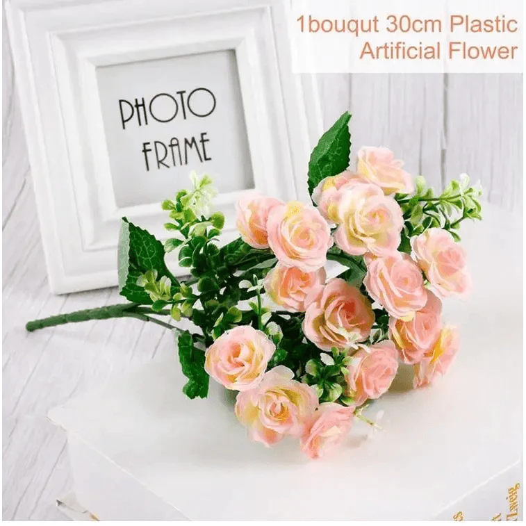 30cm Artificial Silk Peony Flowers Bouquet for Home Decoration - Faux Christmas Flowers & Wedding Flowers