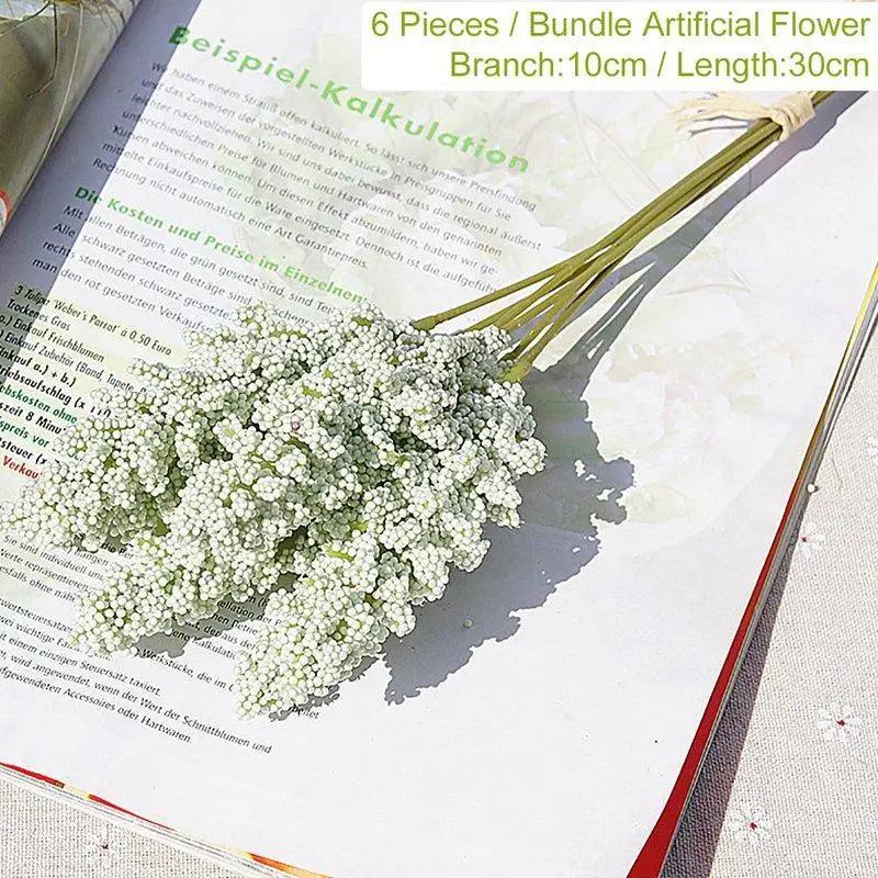 30cm Artificial Silk Peony Flowers Bouquet for Home Decoration - Faux Christmas Flowers & Wedding Flowers