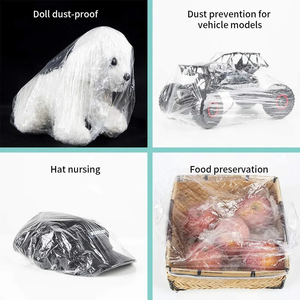 30pcs Disposable Shower Caps - Multi-Purpose Thickening Elastic Bath Cap Plastic Waterproof Clear Shower Cap Bath Shower Caps Women Spa,Men Hair Caps,Home Use,Hotel and Hair Salon, Travel.(Size 52CM) Large 30PCS