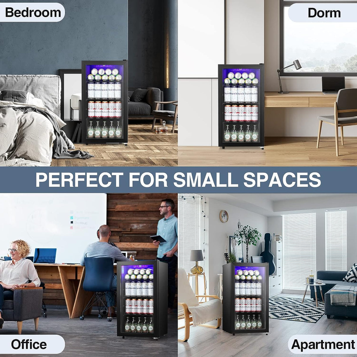 3.2 Cu.Ft Beverage Refrigerator Cooler W6890