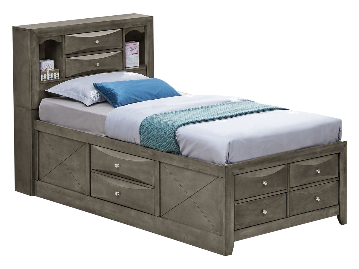 Marilla - Storage Bed With Bookcase Headboard by Couch.com