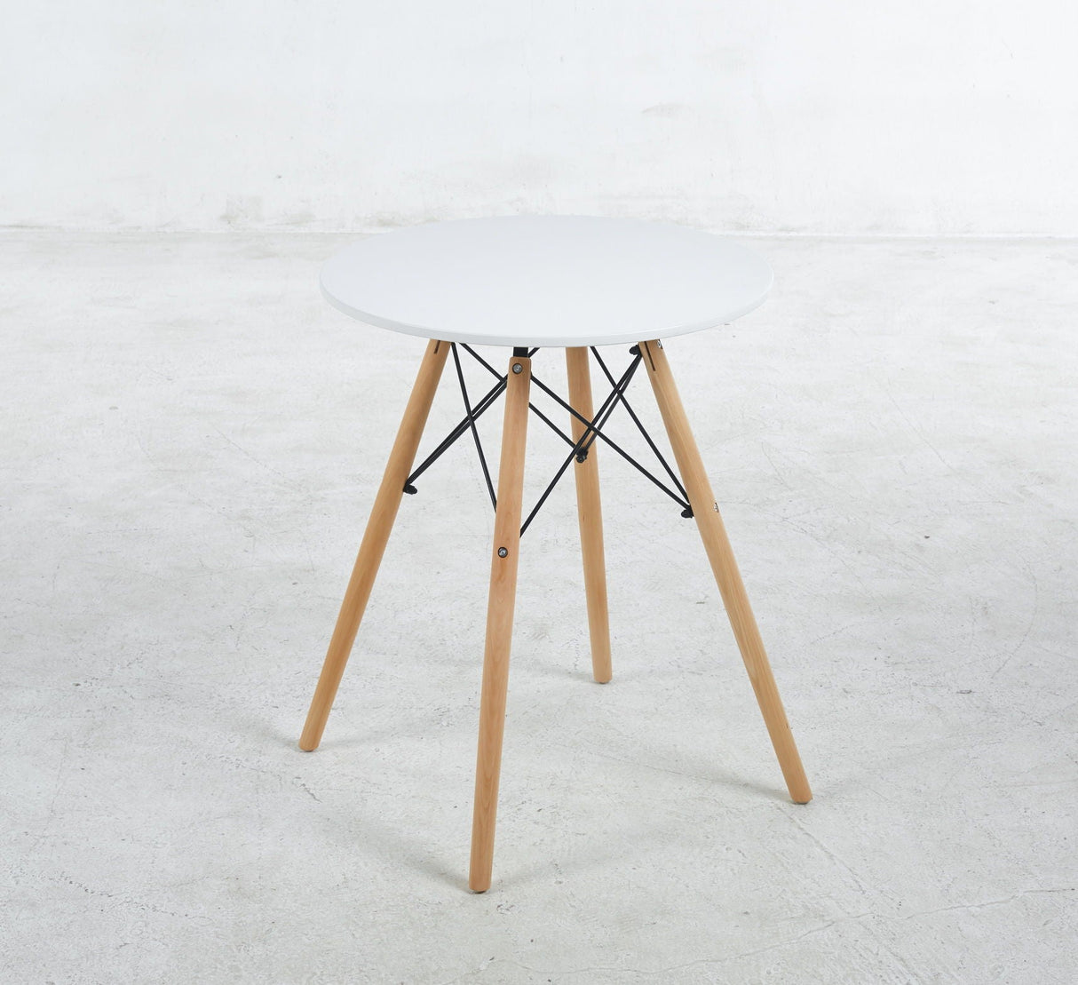 1 Table + 2 Chair, 3 Pieces / 1 Set, Dining Set, Dining Table, Office Table, Coffee Table - White by Couch.com