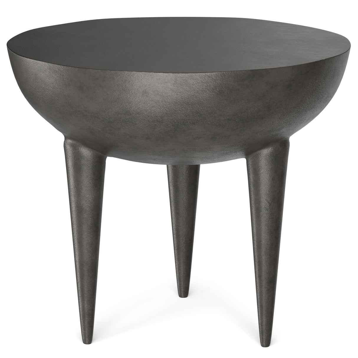 Otto - Cast Aluminum Side Table - Black by Couch.com