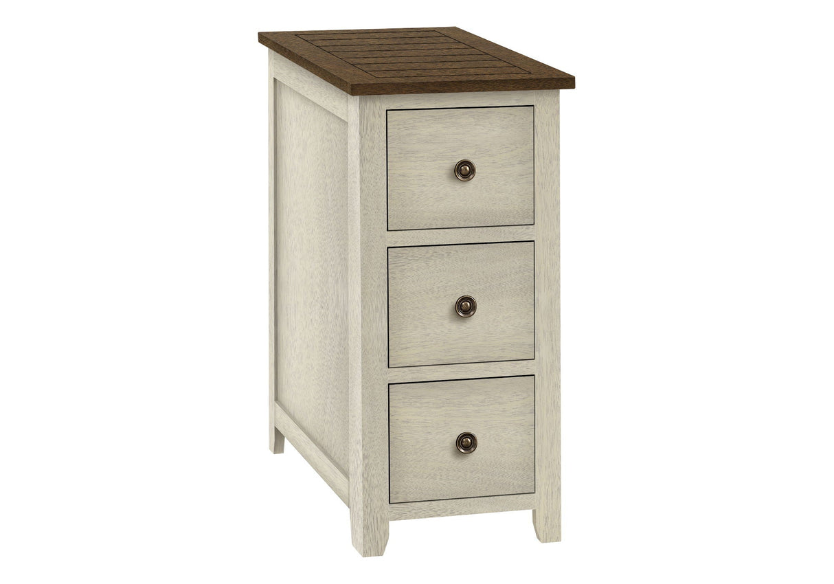 Accent End Table, Storage Drawer, Transitional Design by Couch.com