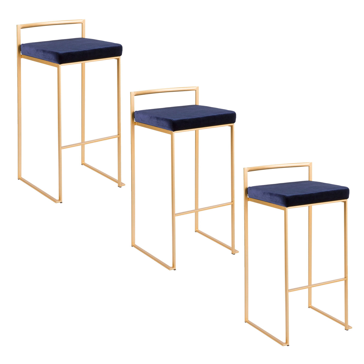 Fuji - Contemporary / Glam & Quality Construction Barstool by Couch.com