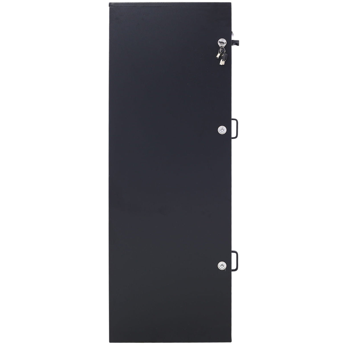 Large Steel Freestanding Floor Parcel Package Drop With Locking Letterbox Drop Mail Box With Multi Compartments - Black by Couch.com