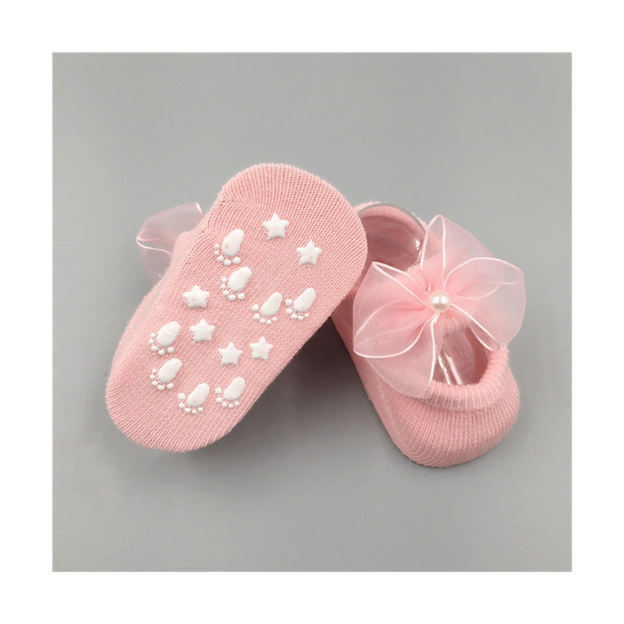 Flower Baby Girl Headband Socks Set Shoes With Crown Bows Newborn Headbands For Girls Turban Baby Hair Accessories