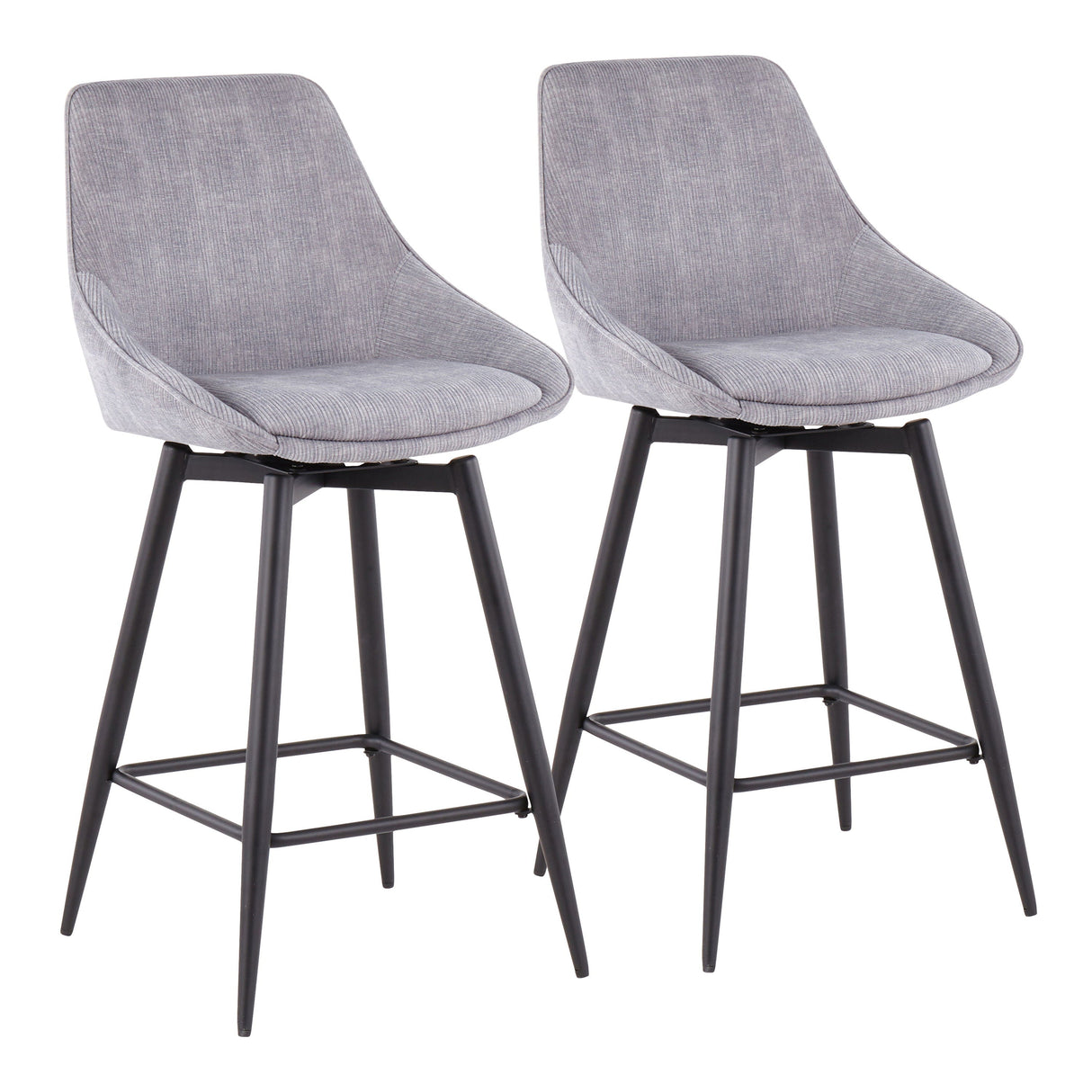 Diana - Contemporary Counter Stool (Set of 2) by Couch.com